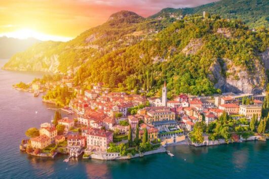 circuit lacs italiens en voiture